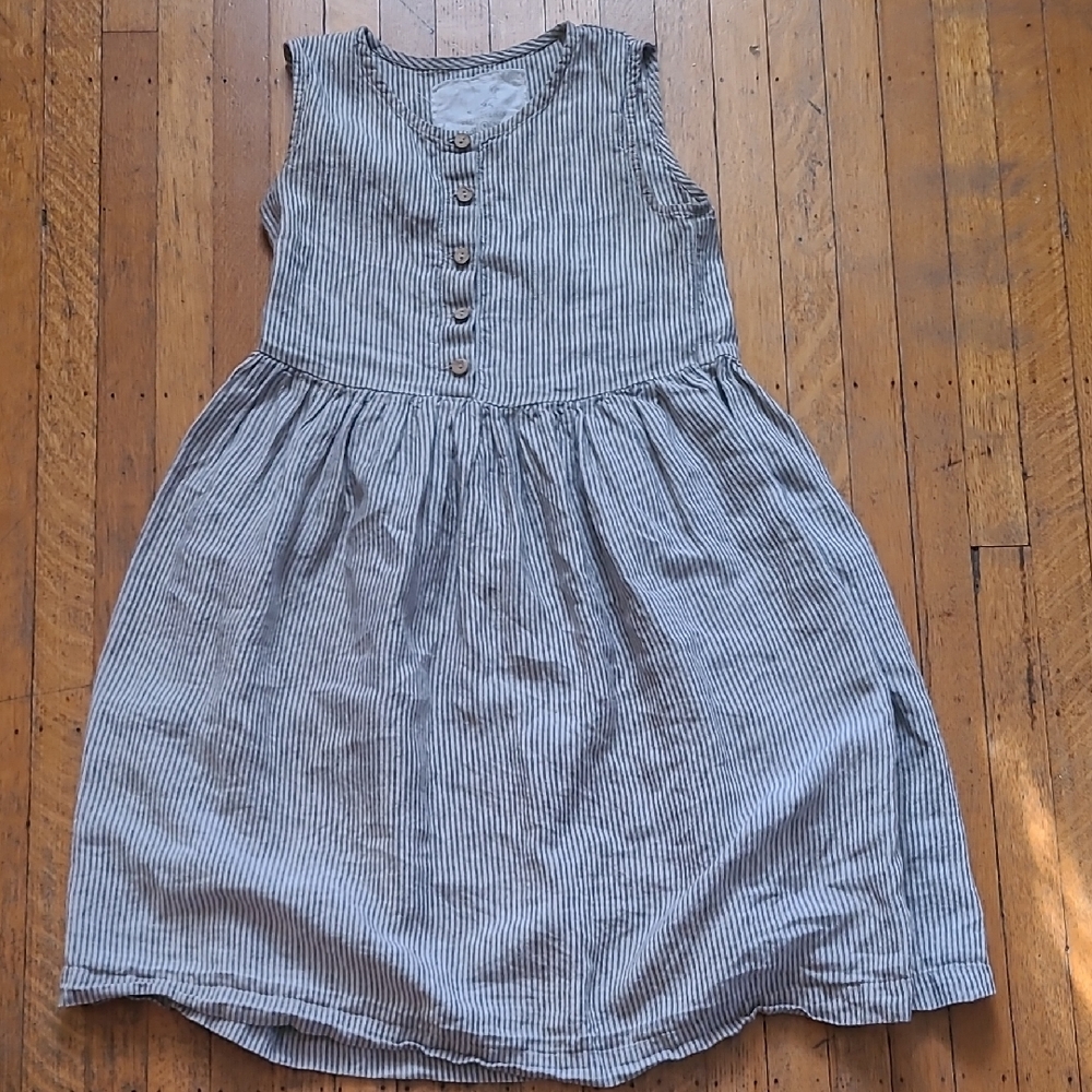 Not Perfect Linen MAMA Dress